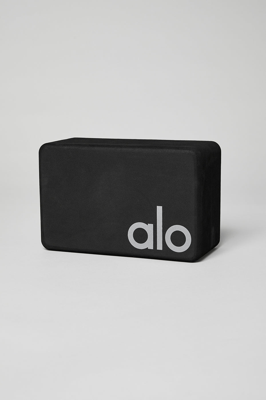 Uplifting Yoga Block - Black/Silver--1