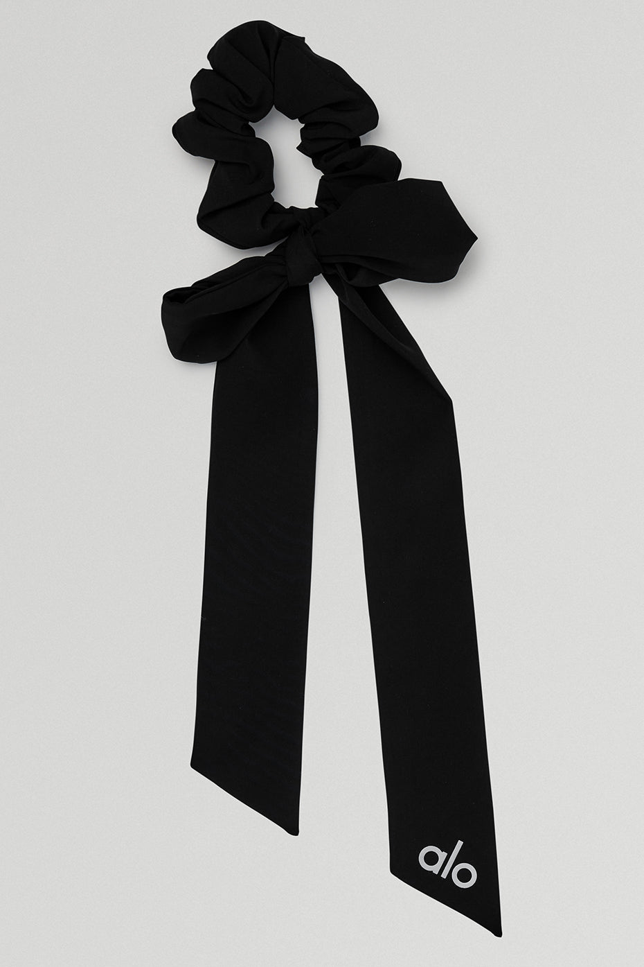 Love Knots Tie Scrunchie - Black--0