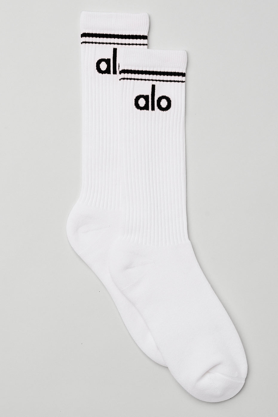 Unisex Throwback Sock - White/Black--0