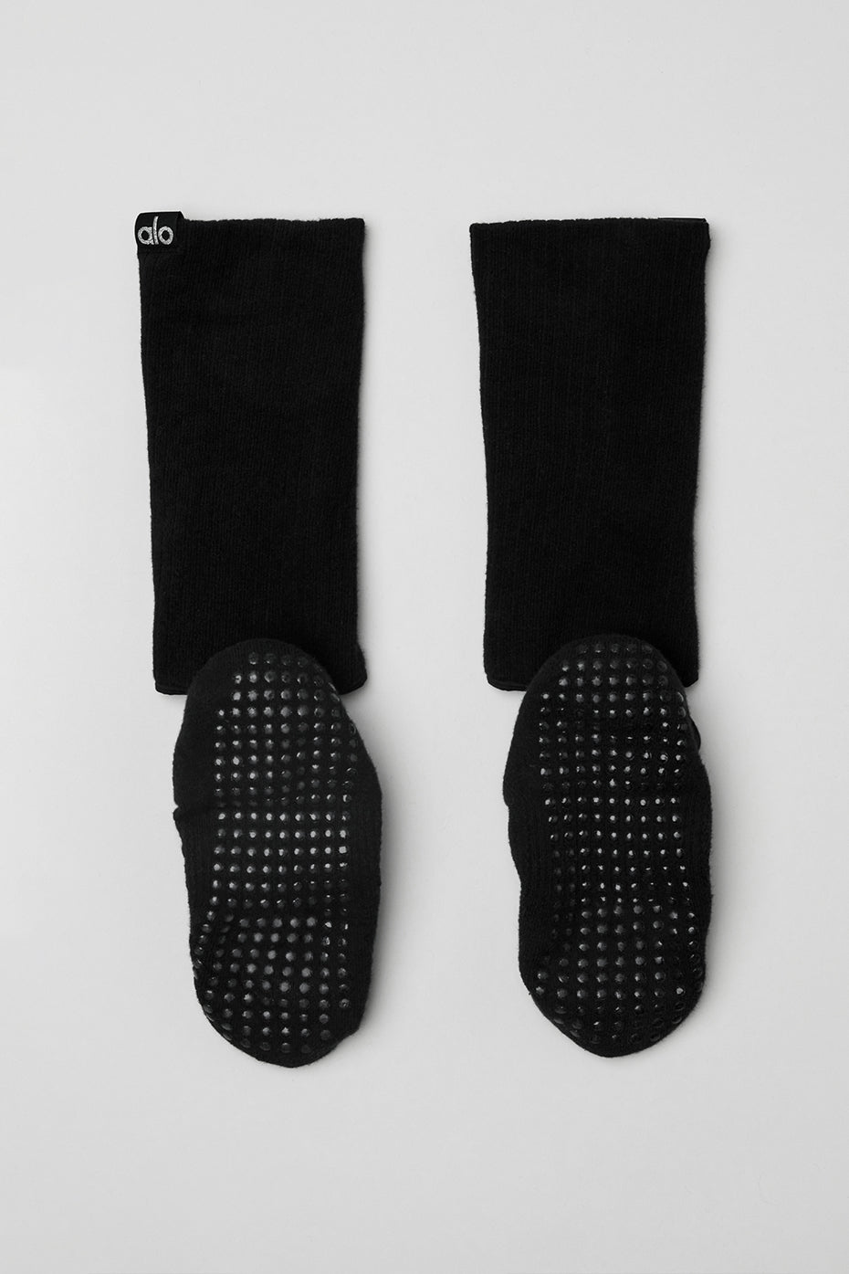 Women's Strappy Siren Grip Sock - Black--3