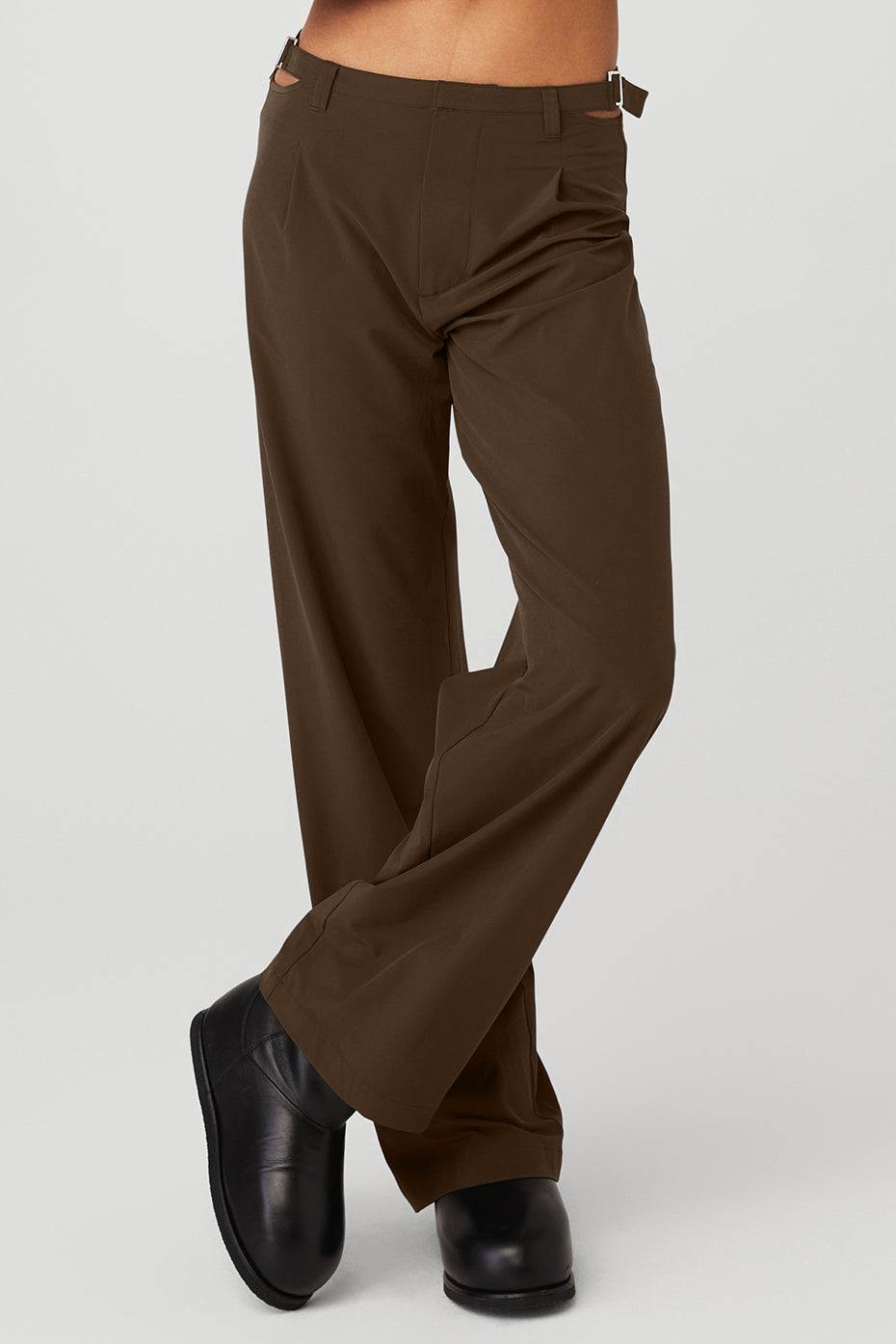 Mid-Rise Showdown Trouser - Espresso--0