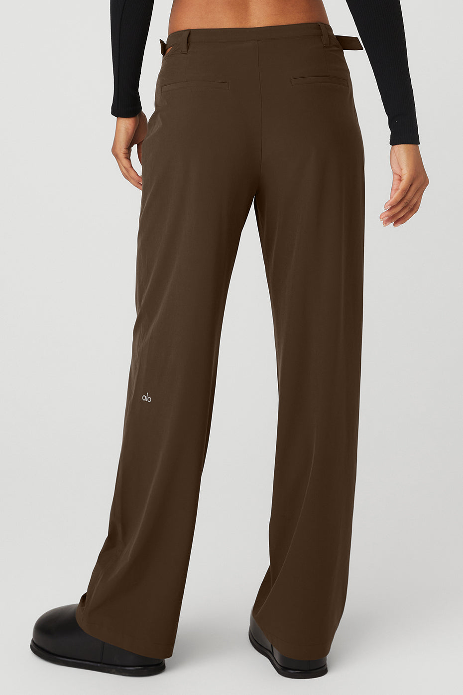 Mid-Rise Showdown Trouser - Espresso--1